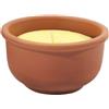 TrAdE Shop Traesio SET 44PZ CANDELA CITRONELLA VASETTI IN TERRACOTTA REPELLENTE PER ZANZARE DA 80GR