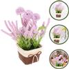 Bonsai finto artificiale ortensia lavanda finto fiore ornamento bonsai per la