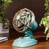 Ventilatore USB Ricaricabile Ventilatore Retrò da Tavolo per Dormitorio,
