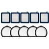 No 10 Elementi Filtranti HEPA per Filtro In Cotone per Aspirapolvere per Elect6892