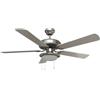 Vinco Ventilatore da soffitto con luce 5 pale 65 W e 3 livelli di velocità - 70915