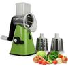 TrAdE Shop Traesio TAGLIA VERDURE MANUALE TAGLIA TRITA GRATTUGIA VERDURE FRUTTA 3 LAME TRITATUTTO