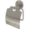Cleafe PORTA ROTOLO PER CARTA IGIENICA IN ACCIAIO SATINATO ACCESSORI ARREDO BAGNO 87909