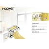 TrAdE Shop Traesio PASTA MAKER MACCHINA PASTA FRESCA 9 POSIZIONI ACCIAIO HOOMEI HM-5120 CASA CUCINA