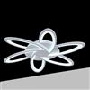 TrAdE Shop Traesio PLAFONIERA LED DESIGN MODERNO LAMPADA SOFFITTO C15-3C 59W 4720LM 300° LUCE SELEZ