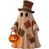 Statuetta Spettro Con Lanterna Di Zucca Halloween Spettro Con Lanterna Di Zucca