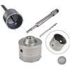 TrAdE Shop Traesio FRESA A TAZZA 80MM CAROTATRICE CON ASTA SDS PLUS 90MM CALCESTRUZZO CEMENTO