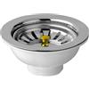 Cleafe PILETTA BASKET PER LAVELLO CUCINA FORO MM 90 SCARICO 1.1/2" CON TAPPO A CESTELLO