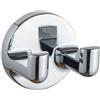 Cleafe APPENDINO GANCIO DOPPIO APPENDI PORTA ASCIUGAMANI ACCAPPATOI CROMATO BAGNO 79802