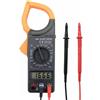 TrAdE Shop Traesio PINZA AMPEROMETRICA DIGITALE TESTER TENSIONE AC DC MILTIMETRO CON PUNTALI