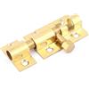 uxcell 3,8 cm lungo ottone serratura per porta scorrevole blocca barile bullone dorato