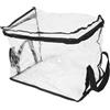 Contenitore Porta Libri Borsa Da Stadio Box Plastica Custodia Per DVD