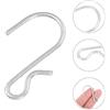 50 Pcs Gancio in Metallo Di Ferro Dettaglio Per Scaffalature Filo Metallico