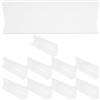 10 Pcs Divisori Trasparenti Per Armadio Cassetti Separatori Ripiani