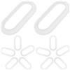 40 Pcs Maniglie Per Scatole Di Cartone Trasporto in Plastica Manici