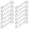 50 Pcs Clip Per Binario Tende Motorizzato Appendiabiti Gancio Plastica