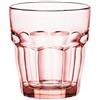 Bormioli Rocco 6 BICCHIERI BICCHIERE ROCK BAR PUB LOUNGE 27 CL ARANCIO IMPILABILI