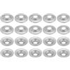 uxcell 16 Pezzi Rondelle Per M4 Smerigliatrice, 1x16mm Acciaio Inox 304, Argento