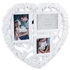 Relaxdays Cornice Multifoto a Cuore, in Formato Verticale o Orizzontale 10x10, 1
