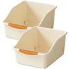 Organizzatore sottolavello in plastica da 2/3 pezzi con ruote contenitori per