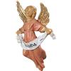 Fontanini Statuine presepe Angelo con scritta Gloria Categoria 6,5cm Fontanini (cod.24)