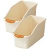 Organizzatore sottolavello in plastica da 2/3 pezzi con ruote contenitori per