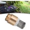 Brass Valvola a pedale in ottone con filtro filettato per tubo aspirazione pompa acqua