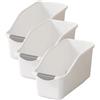 Organizzatore sottolavello in plastica da 2/3 pezzi con ruote contenitori per