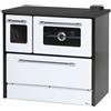 Your Self Srl Cucina A Legna Stufa 9 Kw Bianca Beatrice Glass L87xP51xH79 Ecodesign 4 Stelle