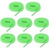 4 Paia Lacci per Scarpe 5/16" x 20" Poliestere Stringhe Sneaker, Verde