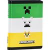 Franco Panini Diario Scuola Minecraft 2026/27 Medio Stripe Pixel 12 Mesi Non Datato Panini