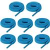 4 Paia Lacci Piatti 5/16" x 20" per Sneaker in Poliestere, Blu