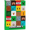 Franco Panini Diario Scuola Minecraft 2026/27 Medio Verde Pixel 12 Mesi Non Datato Panini