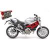 New Ray DUCATI NEW MONSTER 1100 2010 SILVER 1:12 New Ray Moto -I- Modellino Nuovo