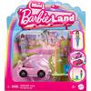 Barbie Mini BarbieLand - Set mini Auto decappottabile e bambola, playset bambola