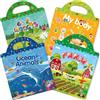 4 Pezzi Stickers Book: Libro Adesivi Attacca E Stacca Bambini 2 3 4 5 6 Anni Ani