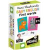 HEADU - Maxi Flashcards Montessori Baby English - Prime Parole in Inglese | Flas