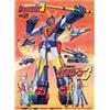 VARI - VARIOUS Poster vintage Daitarn 3 - Muteki kōjin robot anni '70