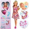 Simba Toys Steffi Love Bambola incinta maschio femmina o gemelli + accessori Baby Surprise