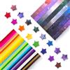 Heveer Carta per Stelle Origami Modello di Cielo Stellato e Colore Arcobaleno Origami P