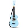 Does not apply ® Chitarra Giocattolo Gialla in Legno per Bambini, 6 Corde in Nylon Con Tracolla