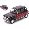 Whitebox RENAULT 4L PARISIENNE 1954 BLACK/DECORATED 1:24 Whitebox Auto Stradali -I- Model