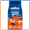 LUIGI LAVAZZA S.P.A. Lavazza Caffè in Grani Crema e Gusto Espresso Risveglio Forte 1kg Intensità 9/10