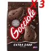 PAVESI GOCCIOLE EXTRA DARK biscotti al cacao con cioccolato 3 x 400 g (1,2 KG)