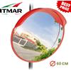 Mercatotricolore Specchio Stradale Ø 60 Cm Convesso Grandangolo Infrangibile Incrocio Strada Pro