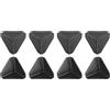 uxcell Corner Protector PP Plastica 3.5" x 3.5" x 3.5" Nero 8pz