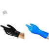 24 Paia Guanti Ansell Hyflex 48-101 e Alphatec 37-310 Nitrile PU Lavoro Sottili