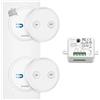 Does not apply Interruttore Telecomando 220V Wireless RF 2 Telecomandi Ricevitore Kit Luce Este