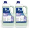 SANITEC SET 2x PZ Ammorbidente Professionale SANITEC Softdet - Muschio Bianco - 10 Litri