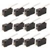 Cesfonjer Interruttore micro limite CESFONJER 12Pcs | Microinterruttore leva a bilanciere